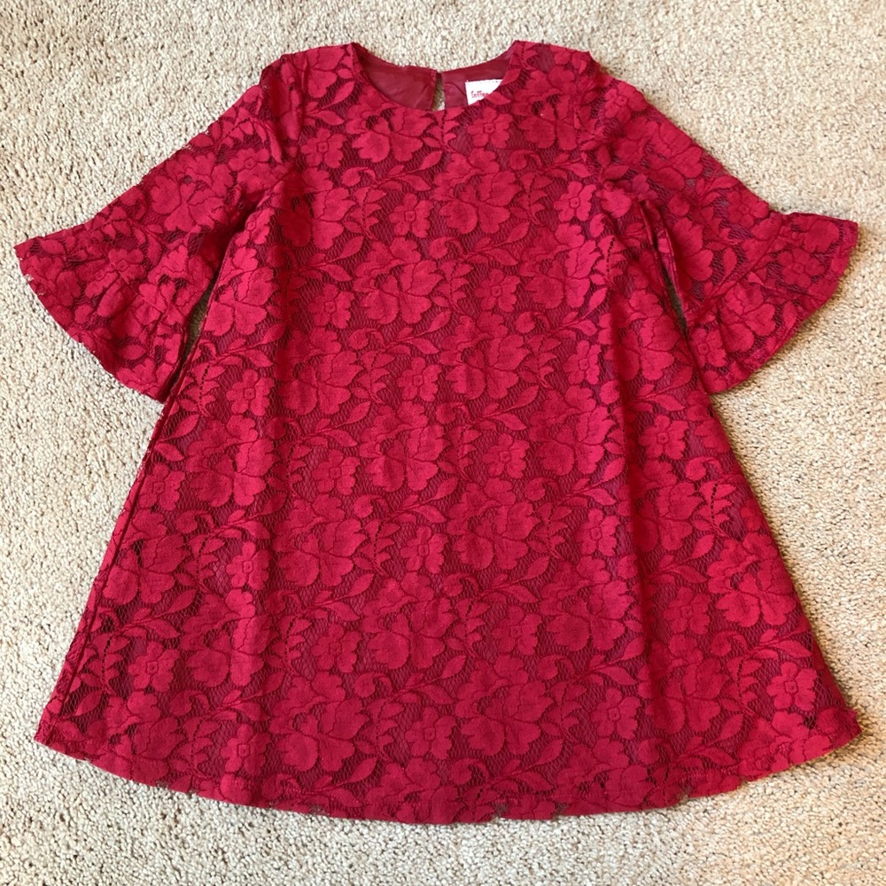 NWT Toffee Apple Girls Red Dress (5T)